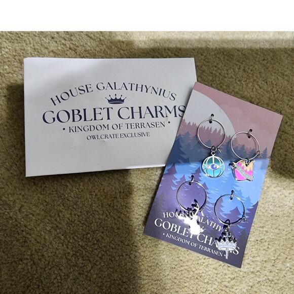 Owlcrate Throne of Glass Goblet Charms - Picture 1 of 2